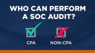 Who can perform a SOC audit?