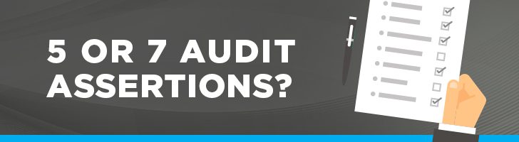 5 or 7 audit assertions