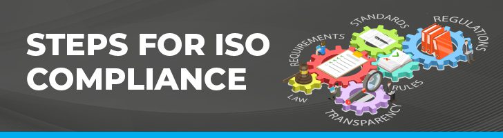 Steps for ISO compliance