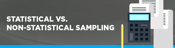 Statistical vs. non-statistical sampling