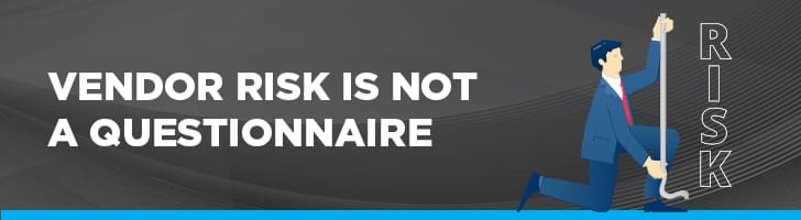 Third-party and vendor risk management assessment within an information security risk program