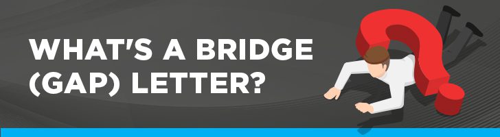 What is a bridge (gap) letter
