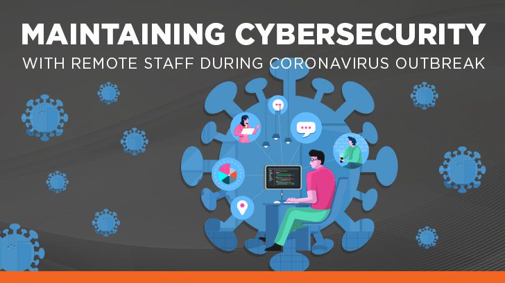 Cyber security work from home during coronavirus outbreak