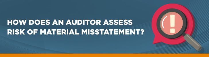 How does an auditor assess the risk of material misstatements