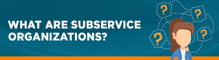 What are subservice organizations?