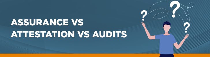 Assurance vs. attestation vs. audits