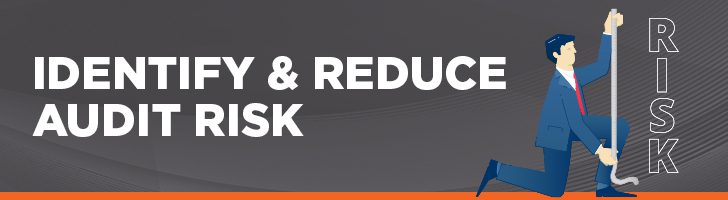 Identify and reduce audit risk