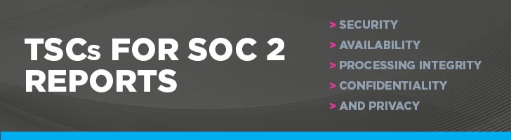 TSCs for SOC 2 reports