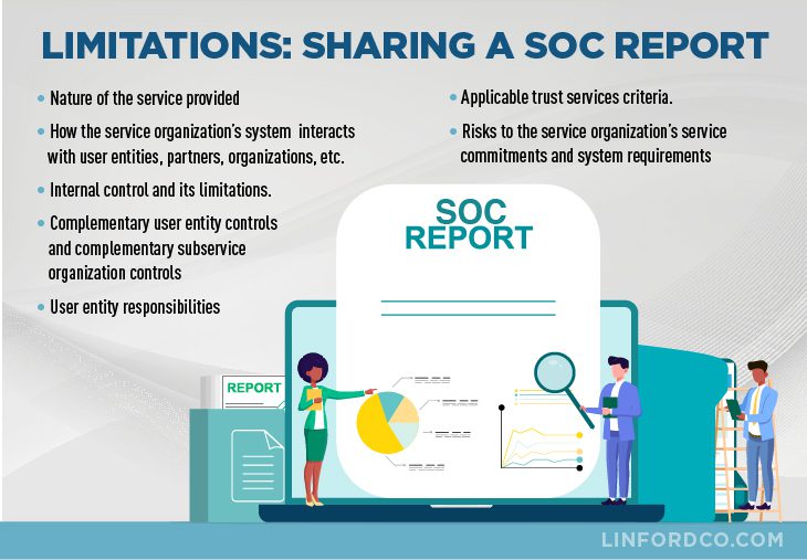 Who can I share a SOC report with? (infographic)