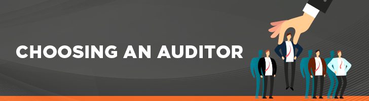 Choosing an auditor