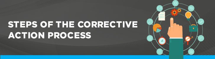 Steps of the corrective action process