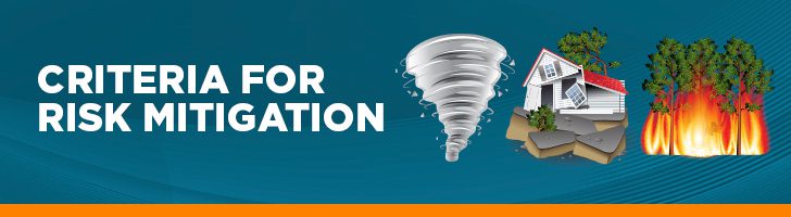 Criteria for risk mitigation
