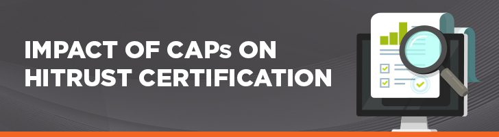Impact of CAPs on HITRUST certification