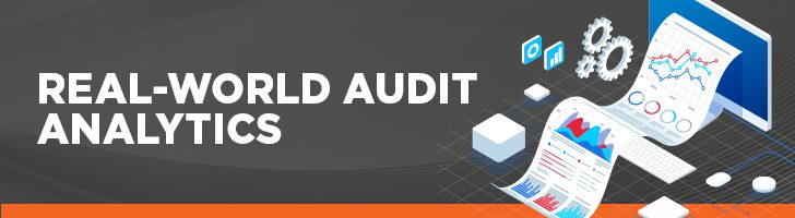 Real world audit analytics