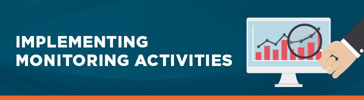 How to implement monitoring activities
