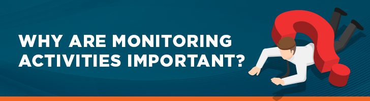Importance of monitoring activities