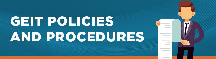 GEIT policies and procedures