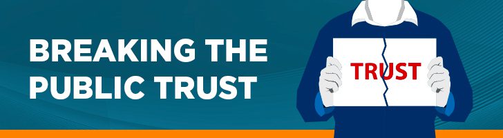 Breaking the public trust