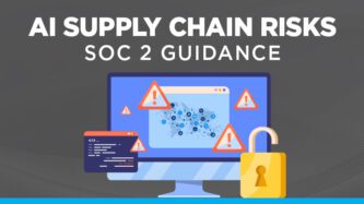 AI supply chain risks in SOC 2 guidance